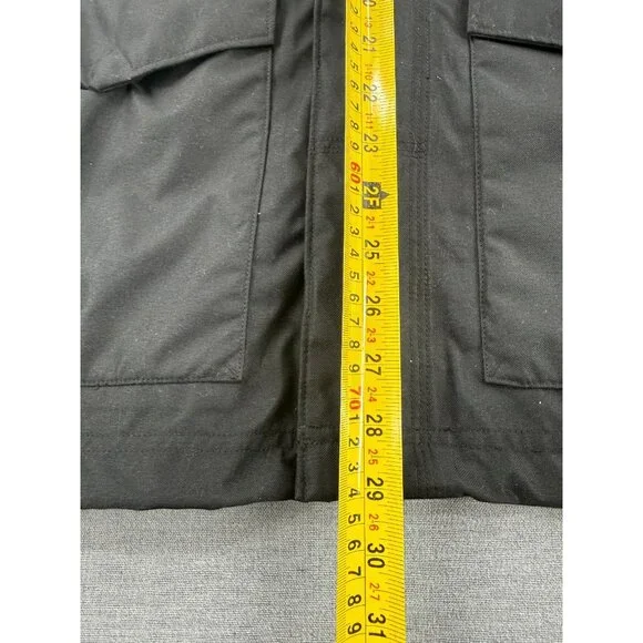 Prana M65 Olive Green Waterproof Jacket Hooded Mens M Rain Pockets - Picture 8 of 8